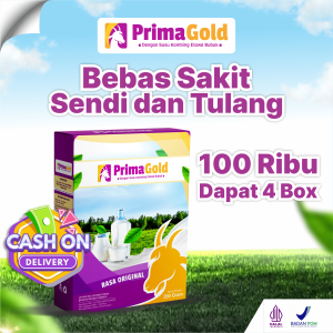 Jual Susu Kambing Etawa Prima Gold rasa original 4 box