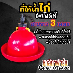 ถังน้ำไก่อัตโนมัติ/ กระปุกน้ำไก่อัตโนมัติ/ ที่ให้น้ำไก่อัตโนมัติ Automatic Drinker สายยาว3เมตร ถังน้ำไก่ ถังน้ำอัตโนมัติ ถังน้ำอัตโนมัติ ไก่ - Lazada