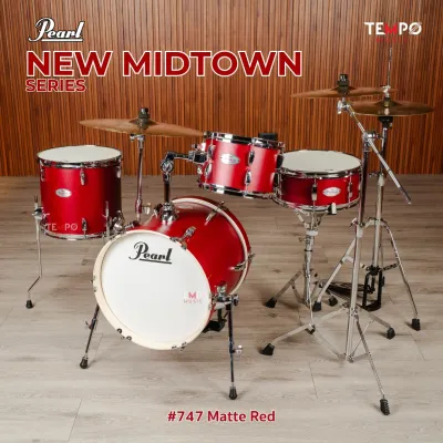 กลองชุด New Pearl Midtown Series (ไม่รวมฉาบ)