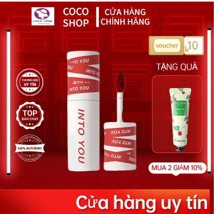 💄💄Son INTO YOU son tint kem lì không trôi chính hãng son nội địa trung lâu trôi mềm mịn như nhung💄💄