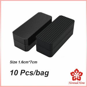 PHM เทปตีนตุ๊กแกมีกาวในตัว แบบ ขน+หนาม และ มีกาวด้านนอก ติดผ้าม่าน ติดหน้าต่าง 10Pcs/แพ็ค Nylon Buckle