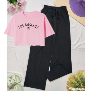 JOY One Set Crop Rainbow Remaja Los Angeles23