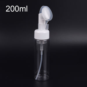Mousse Foaming Bottle pump Facial Cleanser Mousse Liquid Bottle Silicone Foam Brush Foamer Bubble Bottle Foam Bottle Pump Press Hand Wash Bottle