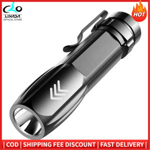 LIXADA USB glare flashlight multi-function zoom flashlight outdoor camping flashlight