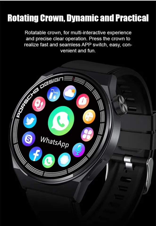 GT8 Smartwatch Bluetooth Call Waterproof Blood Pressure Heart Rate