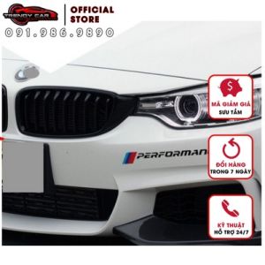 Combo 2 tem dán cửa + 2 tem dán gương + tem sport mind Performance Dán Trang Trí Xe Hơi Bmw ô tô Series 3 5 X1 X3 X4 X5 X6