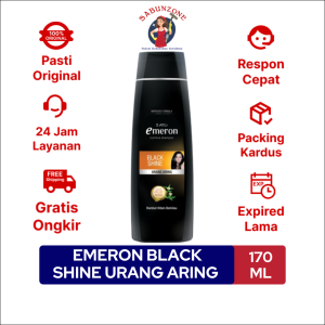 Shampo Emeron Hair Fall Control Black Shine Urang Aring 170 ml