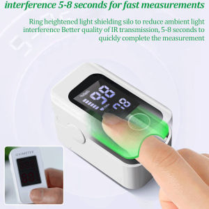 Pulse Oximeter Blood Oxygen Monitor/Medisana Finger Pulse Oximeter/Accurate Health Data/One Touch Operation/Fitness/Home Care/For Adults Seniors