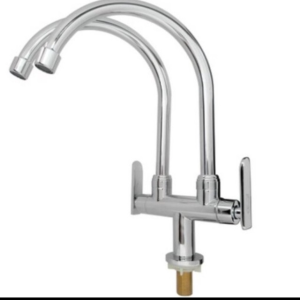 Vòi rửa chén đôi lạnh. Vòi rửa chén lạnh đồng thau mạ crom
