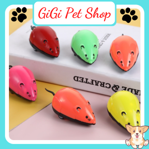 Chuột đồ chơi chạy dây cót giải tỏa stress chó mèo tập vờn đuổi bắt phụ kiện thú cưng giao ngẫu nhiên - GiGi Pet Shop