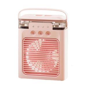 Practical 3 Nozzle Air Cooling Fan Humidifying Fan with 3 Speed Option Table Fan Perfect for Home Office or Dorm Room