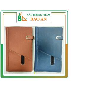 Sổ Bìa Da Cao Cấp Galaxy 8 7833 - KT 180x260mm - Văn phòng phẩm Bảo An