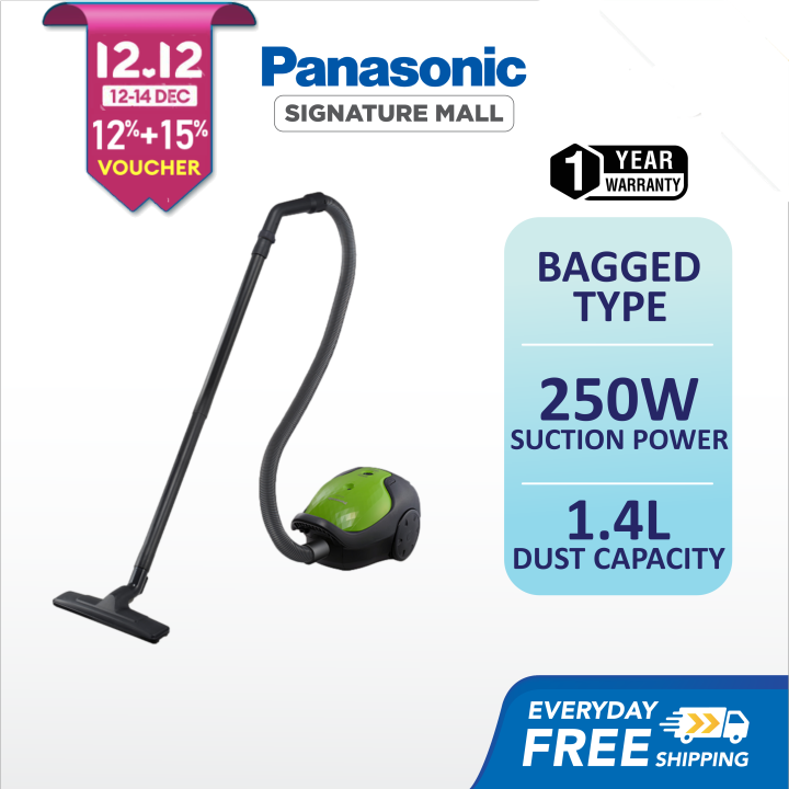 PANASONIC MCCG370 Bagged Vacuum Cleaner 850W MCCG370GV47 Lightweight