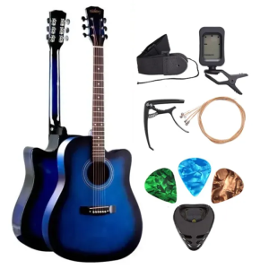 กีต้าโปร่ง กีต้า กีตาร์41นิ้ว เหมาะสำหรับมือใหม่ แข็งแรง พกพาสะดวก มีหลายสี กีต้าร์โปร่งคุณภาพ งานดี แถมฟรีกระเป๋