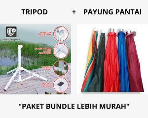 Payung Pantai Jumbo 230 cm 48 inch Besar Payung Caffe Terlaris Termurah Kuat Anti Angin Diameter