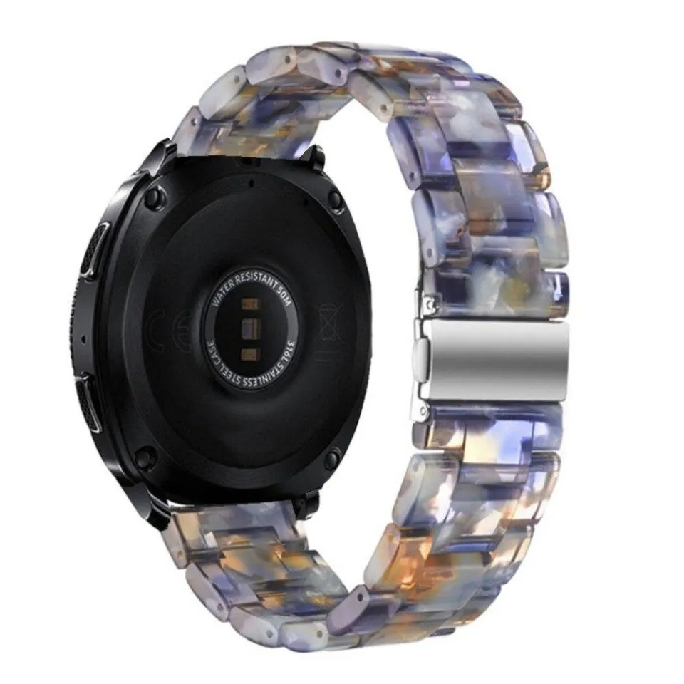 Stainless Steel Samsung Active S2 20mm Colorful Resin Band For