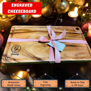 Acacia Cheeseboard 10x18 / Personalized Engraving