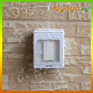 Outdoor Electrical Push Button Door Bell Waterproof Switch Box Home Wall Mount Doorbell Weatherproof Outside