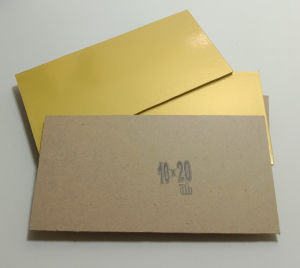 Cake Board Gold Uk 10x20cm Tatakan Alas Kue Tart Premium isi 6 pcs