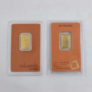 Orange 5g 20g 100g High Quality VB Gold Plated Bar Non-Magnetic Gold Plated Bullion Sealed Packaging Collectibles Business Gift