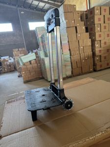 New Foldable Students School bag Trolley Pulling Rod Cart 6 Wheels Kid Trolley For Backpack And School Luggage Bag