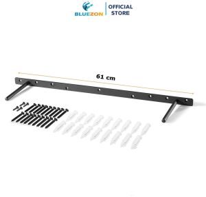 1 Chốt chữ U âm tường BLUEZON pát âm thép đặc đỡ kệ treo tường kèm đinh vít