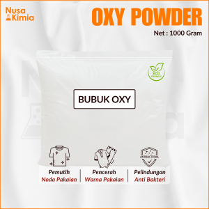Sodium Percarbonat 1 KG - OXY Powder - Pemutih Pakaian - Pembersih Noda Pakaian Membandel
