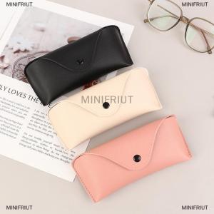 [COD] MINIFRIUT 1Pc Durable Leather Glasses Case Sunglasses Solid Color Pouch Bag Eyewear Box Lightweight Convenient Protable