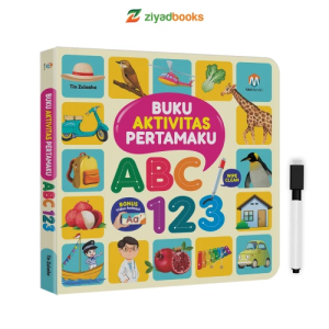 BONUS SPIDOL Boardbook Aktivitas ABC 123 Ziyad books Buku Aktivitas Menulis Anak Paud TK