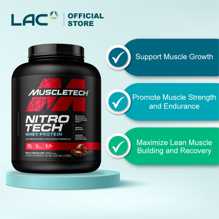 [Expiry Mar 2027] MuscleTech Nitro-Tech Performance Series Milk ...