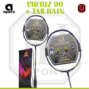 Raket Original Badminton Apacs Virtus 90 Bonus Tas Serut Apacs