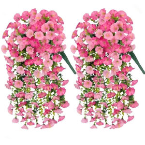 Artificial eucalyptus vine artificial morning glory wall hanging decor matibay sulit realistic low maintenance plastic living room balcony wedding parties