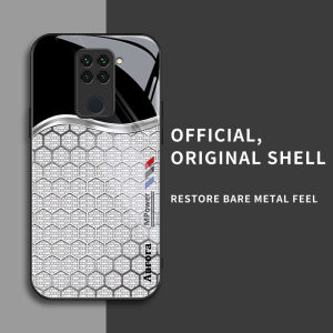 สำหรับ Xiaomi Redmi Note 9 & Redmi 10X 4G เคสศัพท์ป้องกันการตก ลายรังผึ้งสีเงิน ทันสมัยและมีเอกลักษณ์