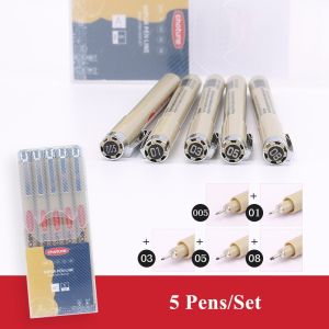 Micron Fineliner Pens Set - Archival Black Ink Pens - Pens for Writing Sketching AnimeArtist Illustrating/Technical DrawingOffice DocumentsManga Design