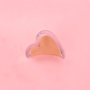 Japanese website TP The same style of hair clip for women Ishiharas hair accessory large acetate heart-shaped hair claw clip