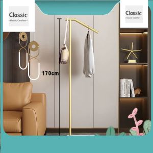 lothes Rack Living Room Floor Type Coat Rack Bedroom Hanger Rack Clothes Simple Rack Household Drying Rack Home
