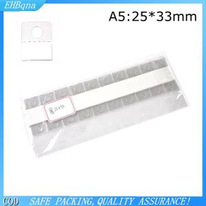 [COD] 100pcs PVC Slot Hole Adhesive Hang Tags Hook Merchandise Box Bag Hangers Display