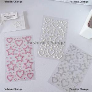 [COD] Fashion Change 3D Star Heart Stickers Kids DIY Decoration Self Adhesive Jewelry Crafts Sparkly Rhinestone Stickers Girls Gifts