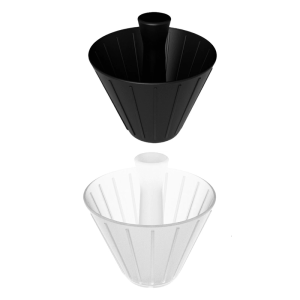 Portable Fold Paper Drip Coffee Filters Holders Convenient Filters Stand Efficient Plastic Cone Brewing Set for Travels