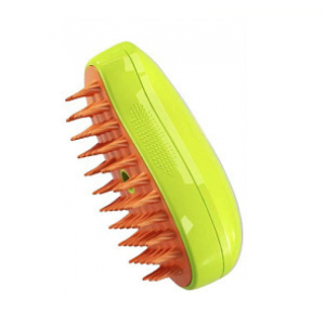 3in1 Sisir Kucing Anjing Silikon Sisir Mandi Pijat Hewan Peliharaan Bentuk Mangga Silicone Grooming PET Brush Spray Massage Brush Sisir Bulu Hewan Sikat Pembersih Bulu Rontok Pet Brush Sisir Bulu Hewan