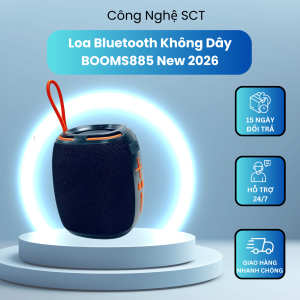 ( SALE 50% ) Loa Bluetooth Không Dây Mini Cao Cấp BOOMS885 - Bản Nâng Cấp Thế Hệ Mới Công Nghệ Vượt Trội Âm Thanh Hoàn Hảo Nghe Nhạc Mọi Lúc Mọi Nơi