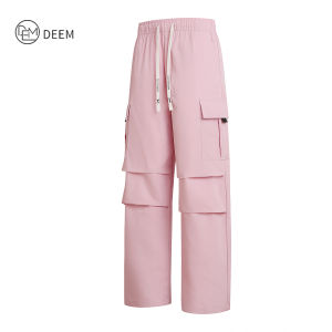DEEM Waterproof Womens Shirred Cargo Long Pants Perempuan Seluar Panjang