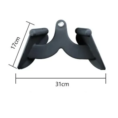 D V-Handle Revolving V-Handle Curl Bar Tricep V Press Down Bar Lat Pull Gym Pull Back Handle Rowing