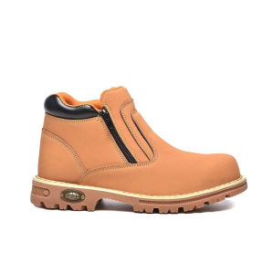 Safety Shoe Middle Cut Dual Zip Men Women Safety Boot Kasut Safety Sarung Zip Lelaki Perempuan