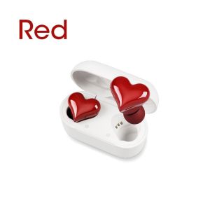 Heartbuds Wireless Earphones TWS Earbuds Bluetooth Headset Heart Buds Women Fashion Pink Gaming Student Headphones Girl Gift