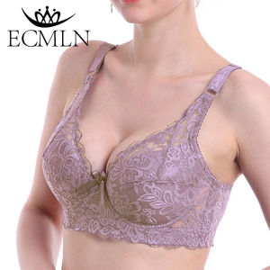ECMLN Trendy Plus Large Big Size Bralette Lace Bras Womens Bra Underwear