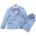 GUKENRO Uniforms For Boy Children Korean Plaid Suit Set Piano Host Dance Baby Handsome One Year Old Cute Pageboy Blazer for Kid. 