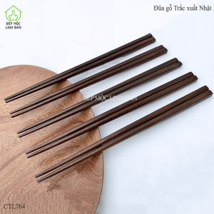 [FREESHIP MAX]Đũa Nhật gỗ Trắc trơn vuông - Hàng xuất khẩu chất lượng cao [CTL764]
