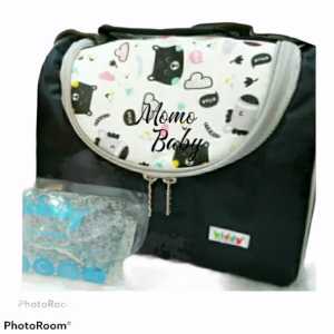 Kiddy Little Owlie Multifunction Bag KD5036 / Diaper dan Cooler Bag - Tas bayi - Tas Asi SNI