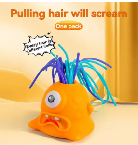 New Novelty Funny Hair Pulling Will Be Screaming Little Monster Kids Decompress Toys Christmas Creative Fun Educational Toys